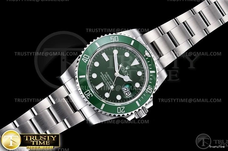 1002 Contemporary ROLSUB0280A – Submariner 116610LV 904L SS SS Green ARF V3 SH 1033